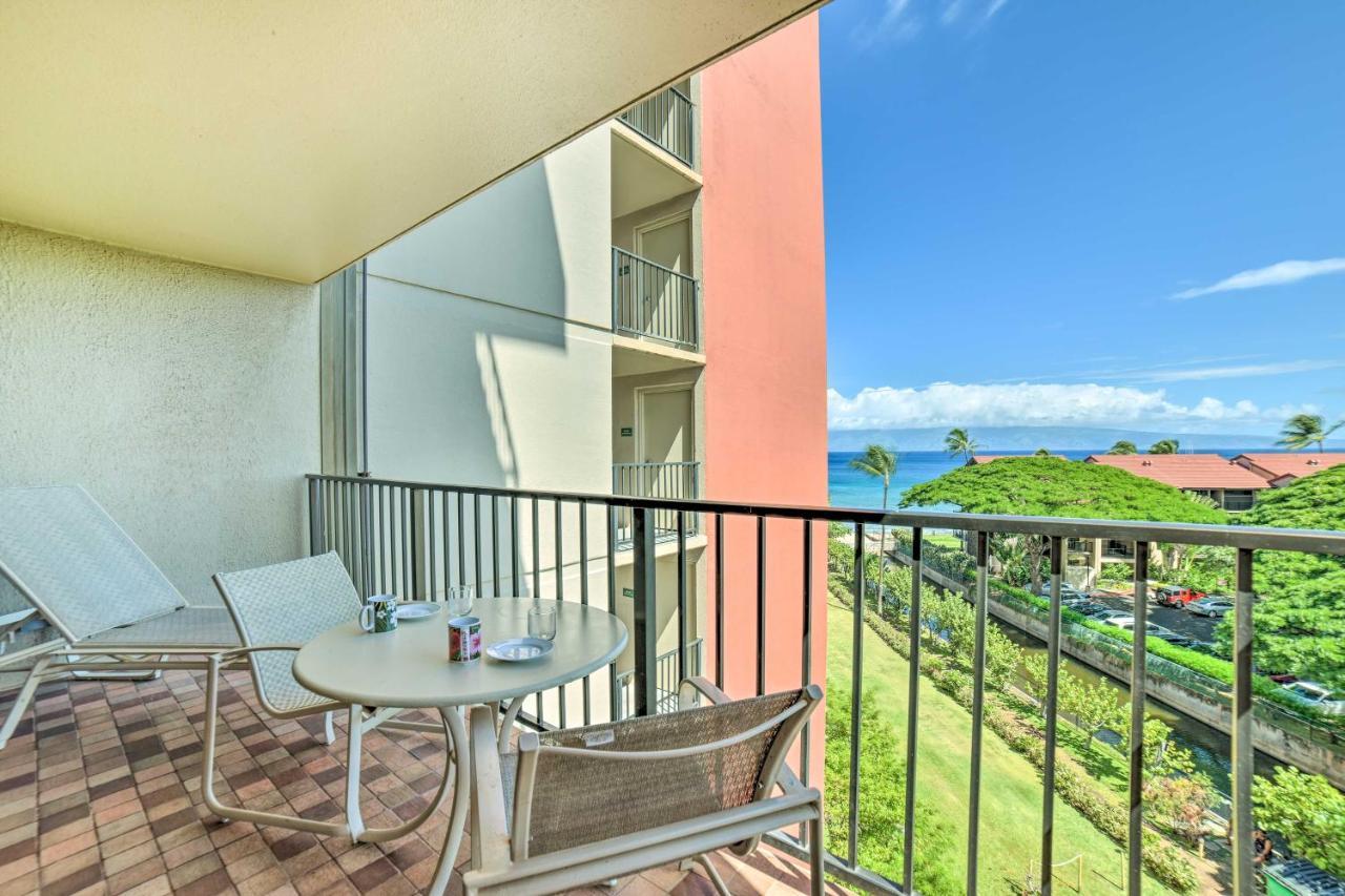 Cute Beachfront Condo With Lanai And Resort Pools Kahana Exterior photo